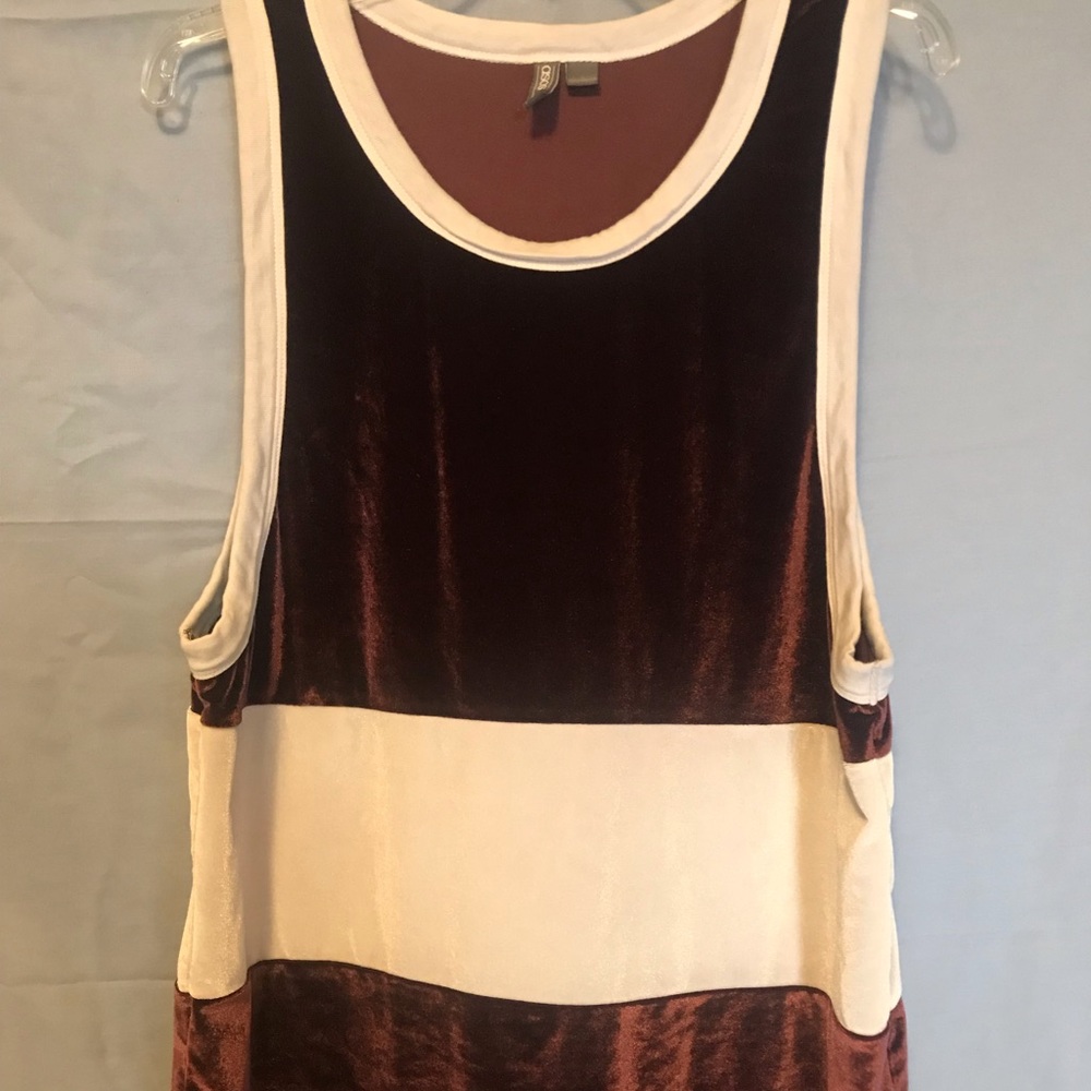 ASOS Oversized Tank in Velour